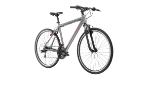 Pánsky crossový bicykel Kross Evado 1.0 28” matný grafitovo-červený