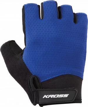 Pánske cyklistické rukavice Kross Active dark blue