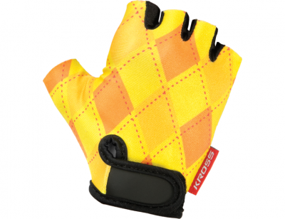 Detské cyklistické rukavice Kross Joy yellow