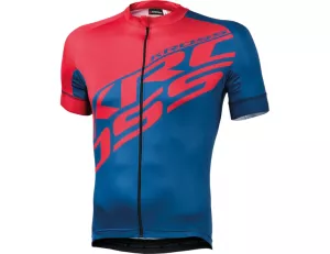 Pánsky cyklistický dres Kross Rubble red/blue