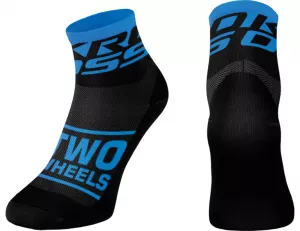 Cyklistické ponožky Kross Loony Mid black/blue