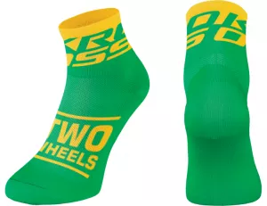 Cyklistické ponožky Kross Loony Mid green