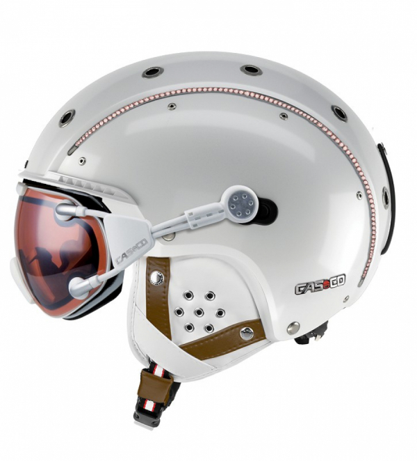 Lyžařská helma Casco SP-3 Limited Crystal white