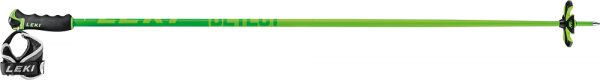 Lyžiarske palice Leki Detect S fluoresc. yellowgreen-woodgreen-wh