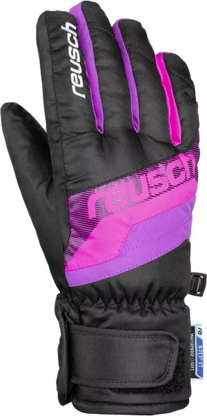 Lyžiarske rukavice Reusch Dario R-tex XT black/pink glo