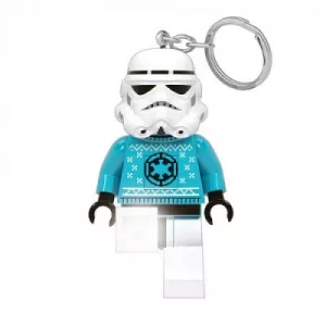 Svietiaca kľúčenka LEGO Stars Wars Stormtrooper vo svetri