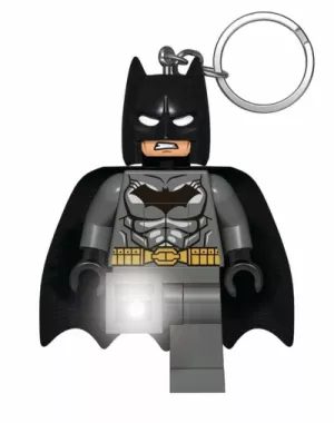 Svietiaca kľúčenka LEGO DC Super Heroes Grey Batman