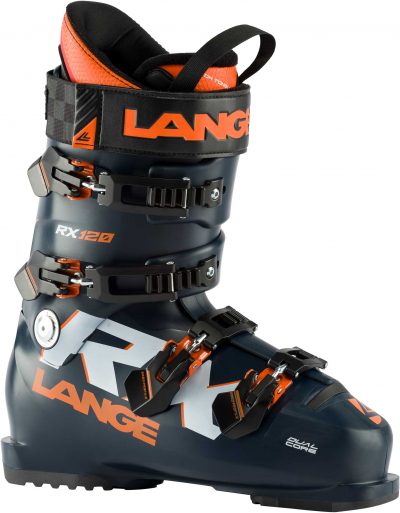 Lyžiarky Lange RX 120 black blue/orange