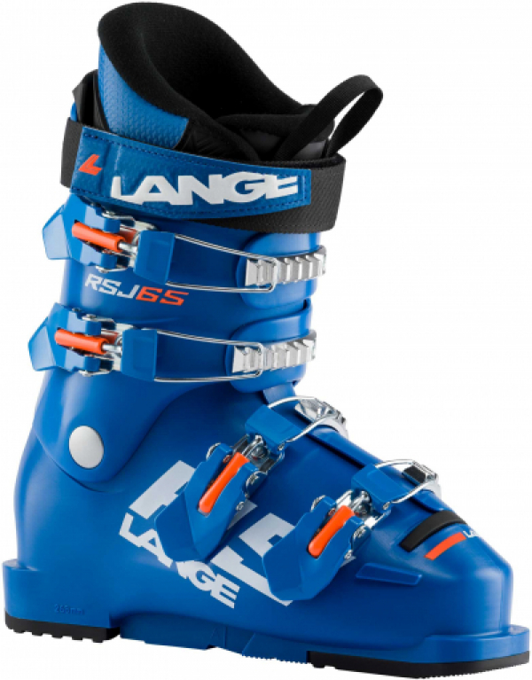 Dětské lyžáky Lange RSJ 65 power blue/ orange fluo