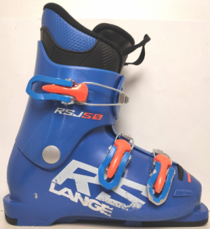 Dětské lyžáky bazar Lange RSJ 50 blue/orange/wh 185