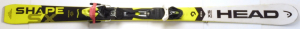 Pánské lyže BAZAR Head Shape SX wh/yellow/bk 177cm