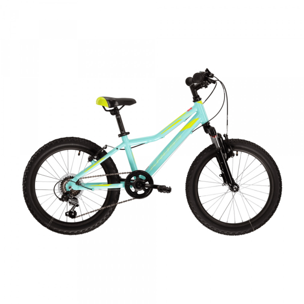 Detský dievčenský bicykel Kross Lea Mini 2.0 20” lesklý tyrkysovo-limetkový