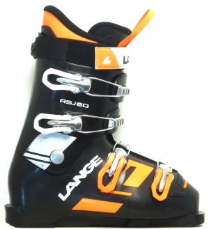 Detské lyžiarky BAZÁR Lange RSJ 60 black/orange/white 225