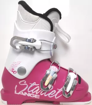 Detské lyžiarky BAZÁR Lange Starlet 50 pink/wh 185