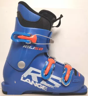 Detské lyžiarky bazár Lange RSJ 50 blue/orange/wh 175