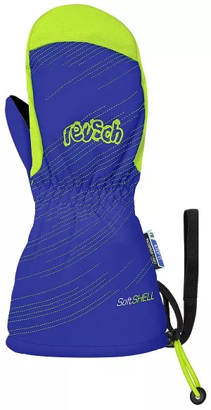 Lyžiarske rukavice Reusch Maxi R-TEX XT Mitten neon green blue