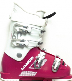 Detské lyžiarky BAZÁR Lange Starlett magenta/white 255