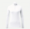 Dámské termo triko, termo oblečení KJUS Women Feel Half-zip White