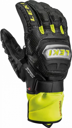 Lyžařské rukavice Leki Worldcup Race Ti S black/ice/lemon