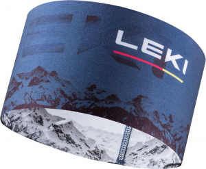 Lyžařská čelenka Leki XC Headband blue/white