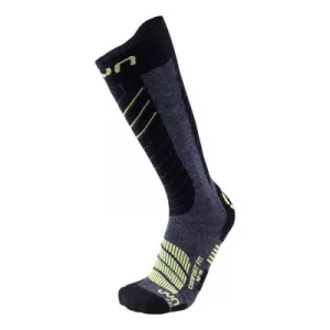 Pánske lyžiarske termo ponožky merino UYN SKI COMFORT FIT Grey/Lime