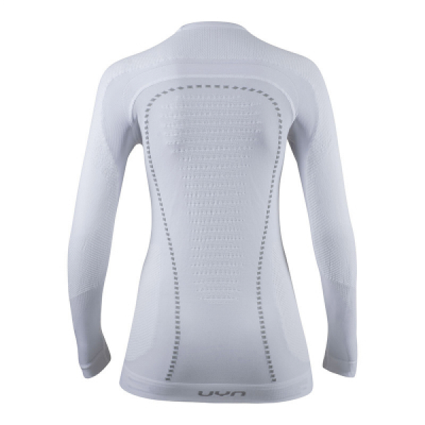 Termo tričko dámske s dlhým rukávom - termo prádlo UYN AMBITYON UW SHIRT Optical White/Pearl Grey