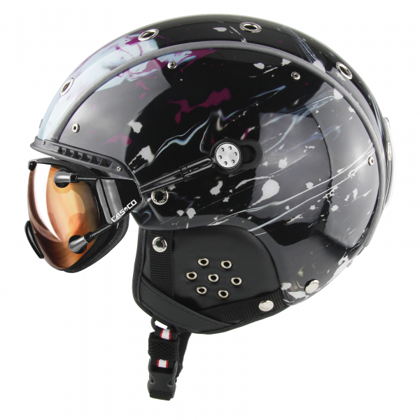 Lyžařská helma Casco SP-3 Splatter Icy Fem
