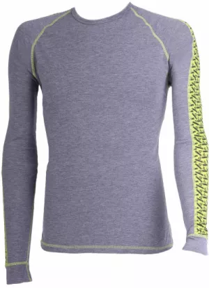 Pánske termo tričko s dlhým rukávom, termoprádlo Termovel Term DLR šedý melír 