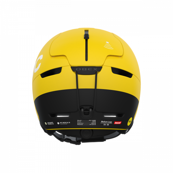Lyžařská helma POC Obex BC MIPS aventurine yellow matt