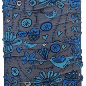 Multifunkční šátek 4FUN Scarf 8in1 Polartec KID-Flower Blue Kid