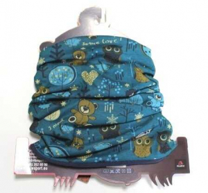 Multifunkční šátek 4FUN Scarf 8in1 Polar.Thermal Pro KID-Garden Blue