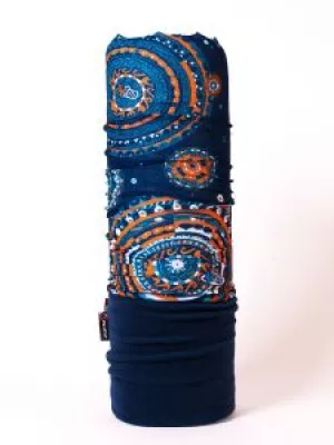 Multifunkční šátek 4FUN Scarf 8in1 Polartec W-Mandala blue