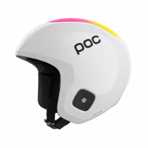 Lyžařská helma POC Skull Dura Jr. speedy gradient fluorescent pink/aventurine