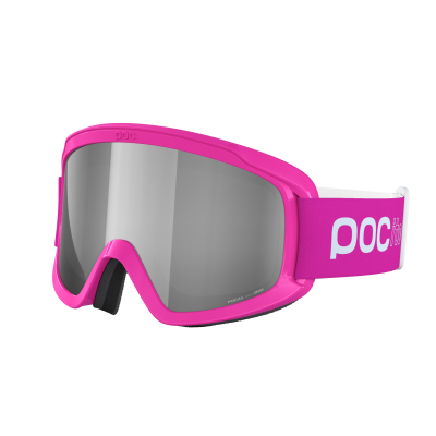 Detské lyžiarske okuliare POC POCito Opsin fluorescent pink-clarity spektris silver