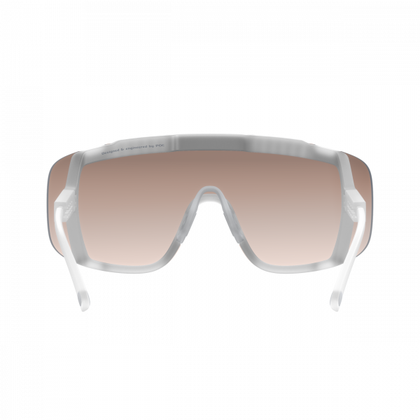 Slnečné okuliare POC Devour transparent crystal-clarity trail silver