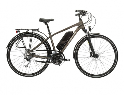 Elektrobicykel Kross Trans Hybrid 28” matný hnedo-šedý-matný