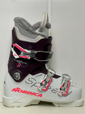 Detské lyžiarky BAZÁR Nordica Speed Machine purple/white/pink 215