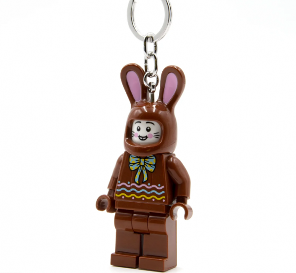 Svítící klíčenka LEGO Iconic čokoládový zajíc