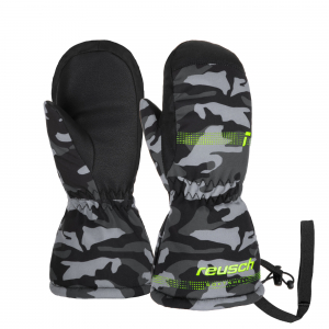 Dětské lyžařské rukavice Reusch Maxi R-TEX XT Mitten black/grey