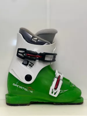 Detské lyžiarky BAZÁR Alpina J2 sport green/white 190