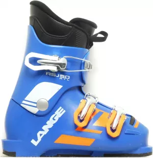 Detské lyžiarky bazár Lange RSJ 50 blue/orange/wh 190