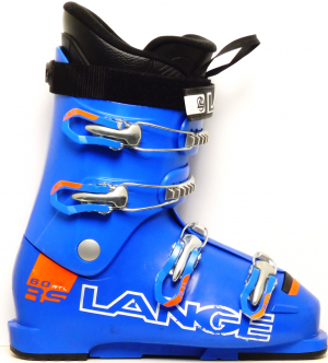 Detské lyžiarky bazár Lange RSJ 60 blue/orange/wh 255