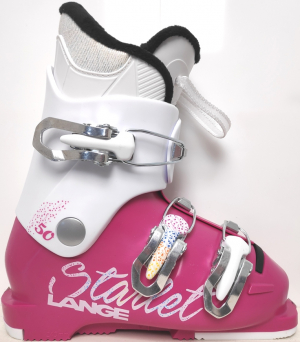 Dětské lyžařky BAZAR Lange Starlet 50 white/pink 205