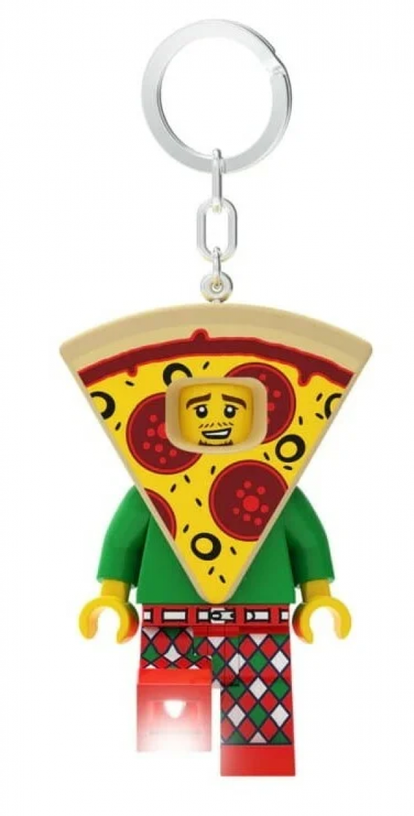 Svítící klíčenka LEGO Iconic Pizza