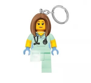 Svietiaca kľúčenka LEGO Iconic Doktorka