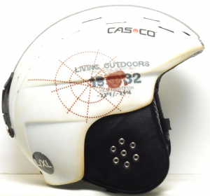 Lyžařská helma BAZAR Casco powder white matt L/XL 59-63