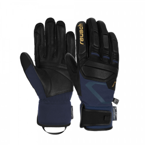 Pánské Lyžařské rukavice Reusch Pro RC black/blue/gold