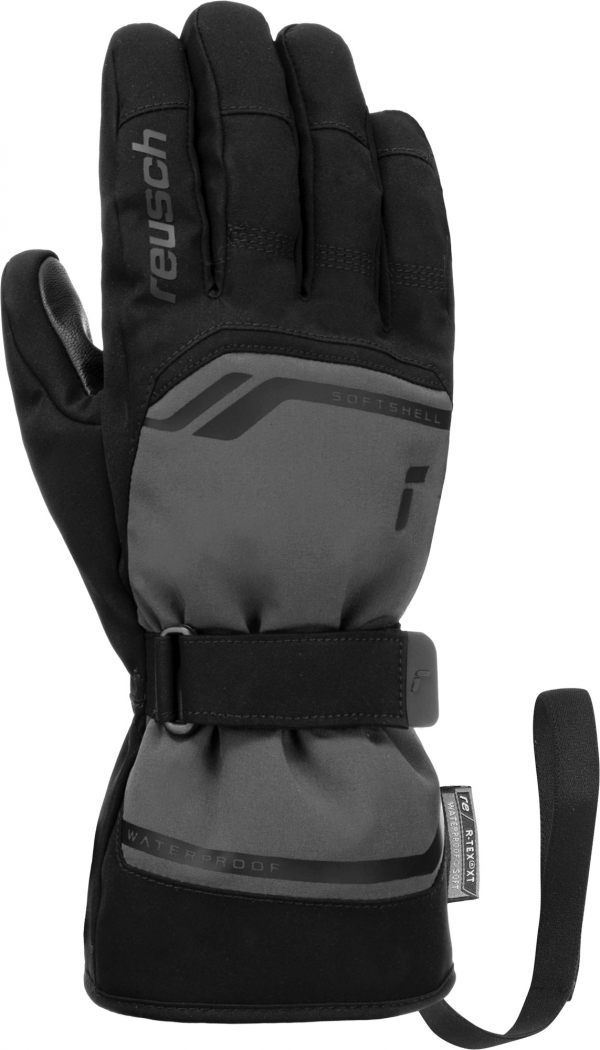 Pánske Lyžiarske rukavice Reusch Primus R-TEX XT frost gray/black
