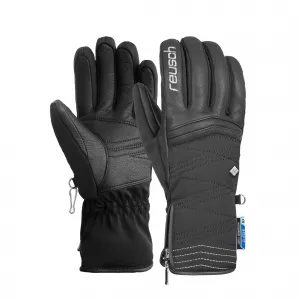 Dámske lyžiarske rukavice Reusch Amelie R-TEX XT black/silver