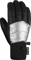 Dámské lyžařské rukavice Reusch Feather GTX black/shiny silver